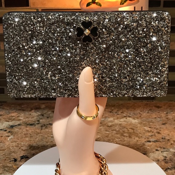 NWOT Kate Spade Odette Glitter Wallet ✨🤩🔥 - Picture 3 of 17